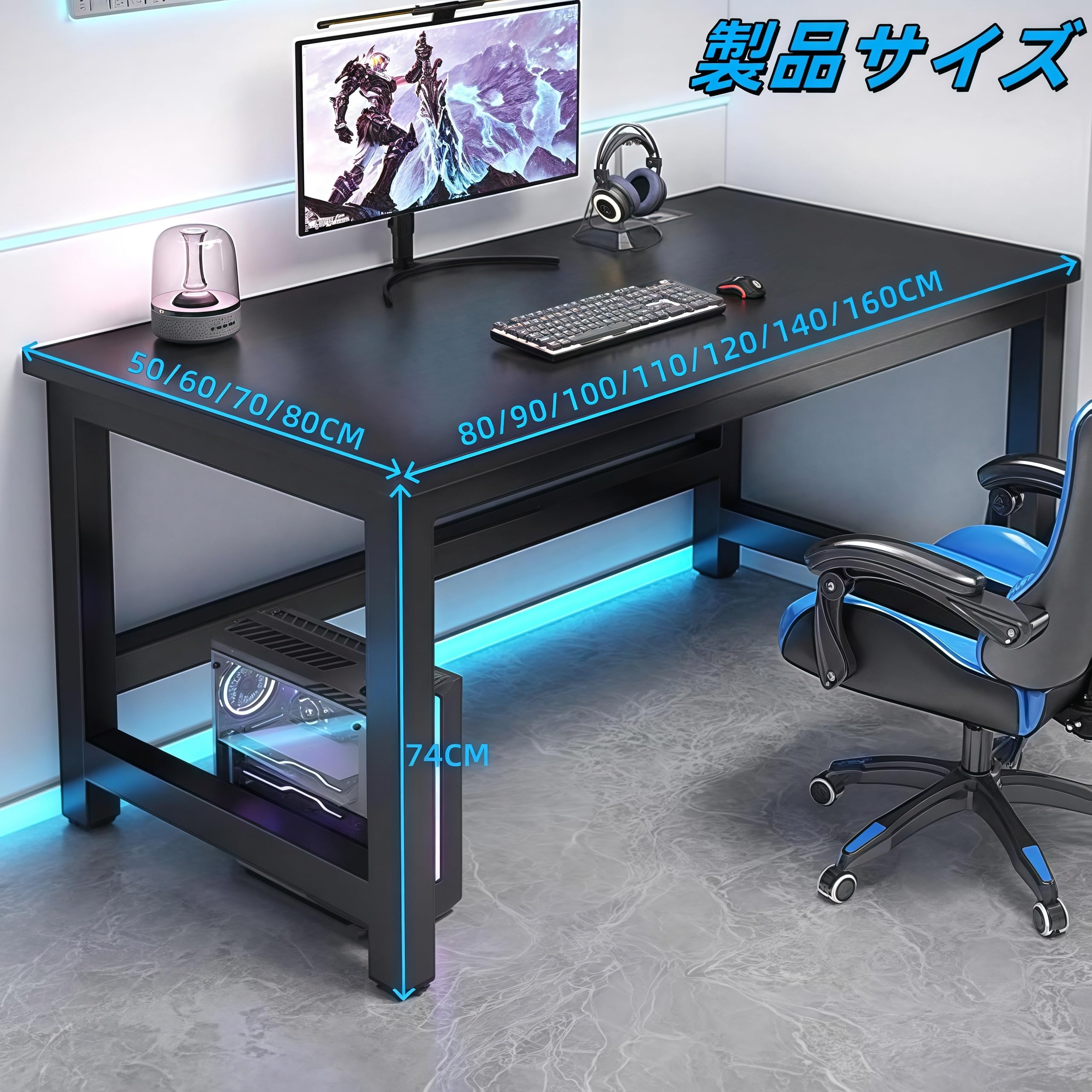 Amazon | Poxvythb デスク 学習デスク パソコンデスク シンプル